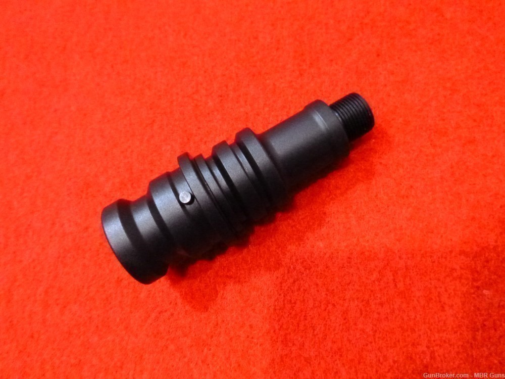 AR 15 3" 9mm Barrel Nitride 4150 CMV 1:10 Twist 1/2"x28 TPI Muzzle-img-0