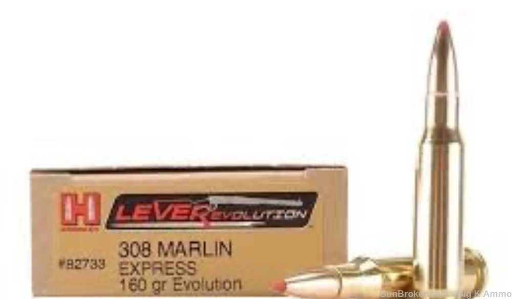 308 Marlin Express Rifle ammo 160 Grain FTX 20 Rounds .308 express-img-0