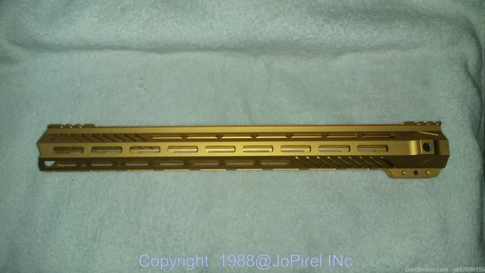 Bourne Precision ALBATROO MLOK Handguard/Rail Gold 17 inch-img-4