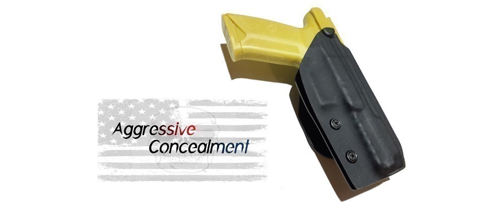 Aggressive Concealment Outside the waistband Kydex Holster fits Ruger 57 LH-img-0