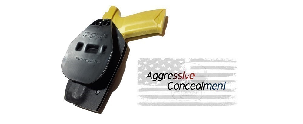 Aggressive Concealment Outside the waistband Kydex Holster fits Ruger 57 LH-img-1