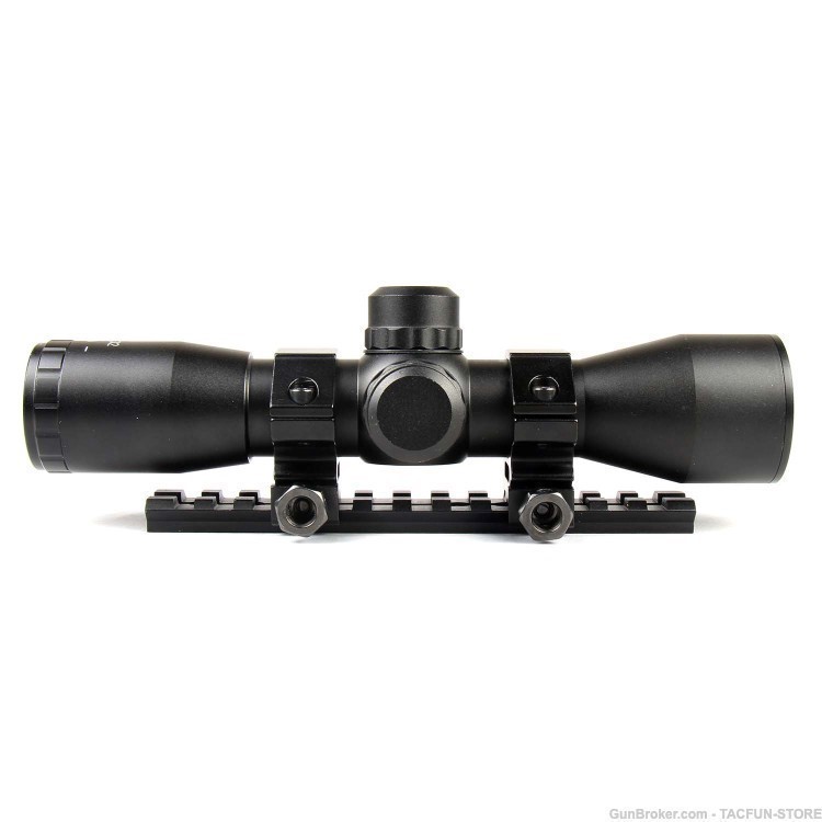 Compact 4x32 Scope + Rings + Picatinny Mount For Mossberg 500 590 835 Shotg-img-1