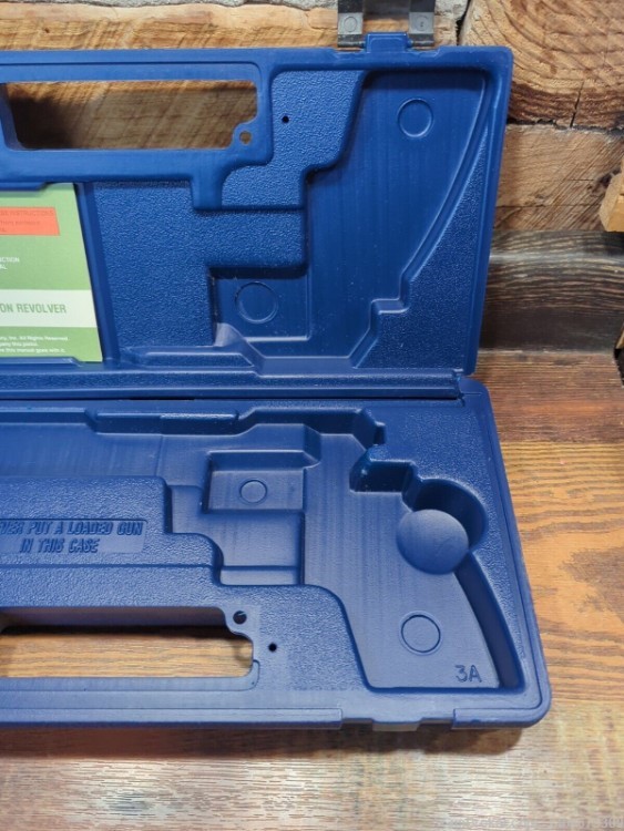 Colt Anaconda 44 Mag 4 6 8 Inch Empty Box Hardcase Manual Double Action -img-3