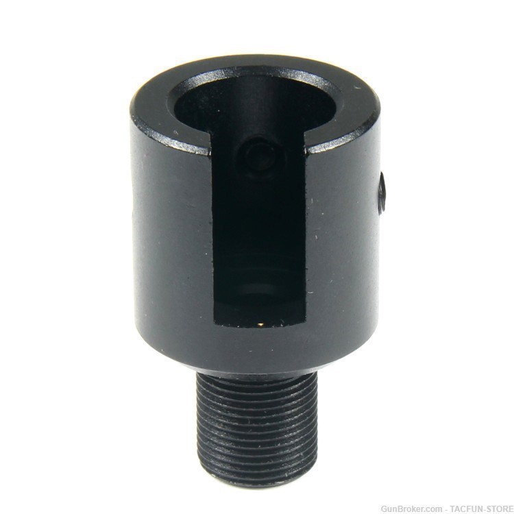 TACFUN Aluminum Ruger 10-22 Muzzle Brake Adapter 1/2x28 Thread-img-2