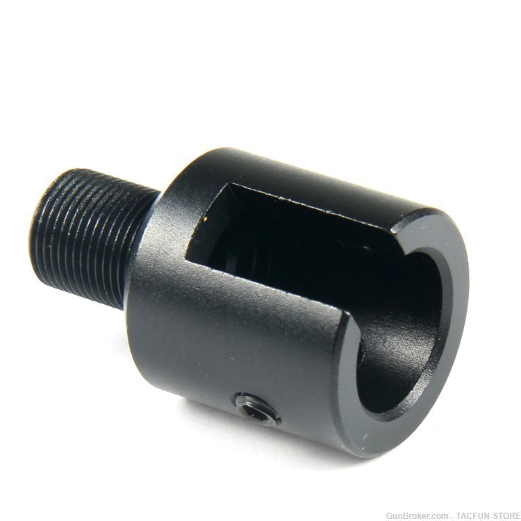 TACFUN Aluminum Ruger 10-22 Muzzle Brake Adapter 1/2x28 Thread-img-1