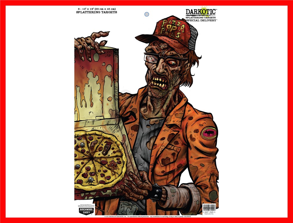 Birchwood Casey Darkotic Zombie Target Special Delivery 8 Targets 35650-img-0