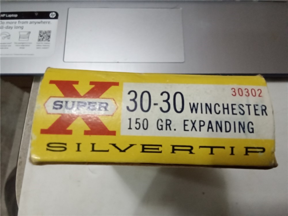 Vintage 1966 Western Super-X 30-30 Silvertip 150 gr. expanding tip ammo-img-2