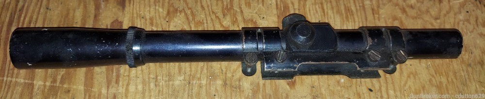 Maverick 4 x 15 scope with rings - vintage-img-1