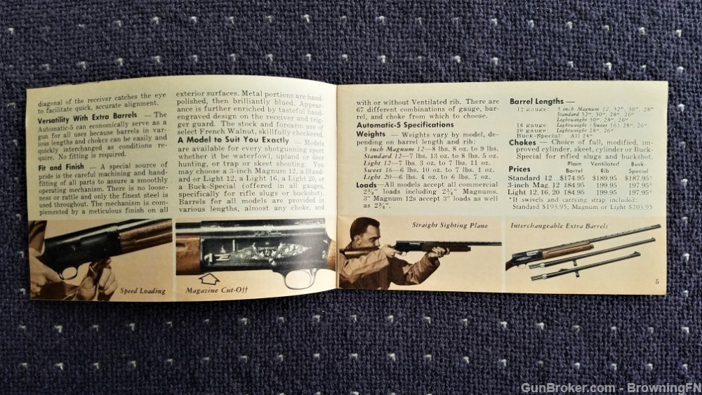 Orig Browning Sporting Arms Catalog 1967-img-1