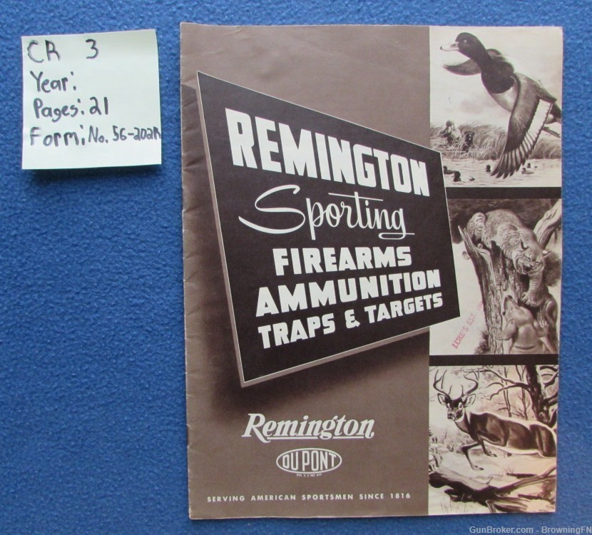 Vintage 1950s Remington All Models Firearms Ammunition etc.-img-0