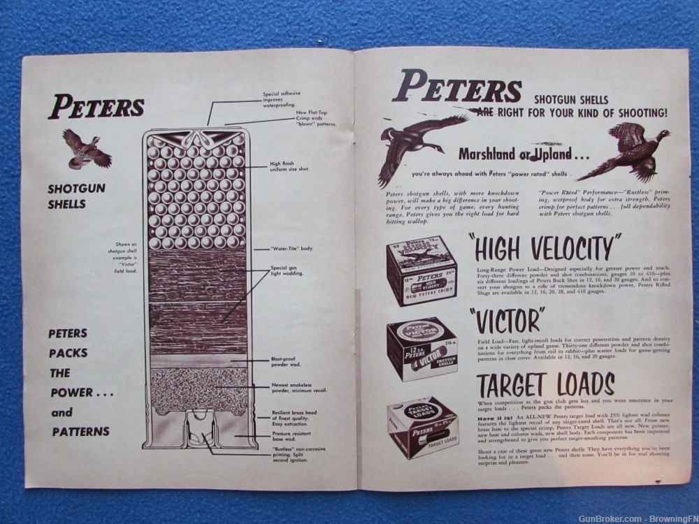 Vintage 1950s Peters Ammunition Catalog-img-2