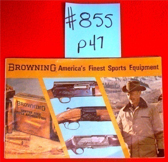 Orig Browning 1972 Pocket All Models Catalog-img-0