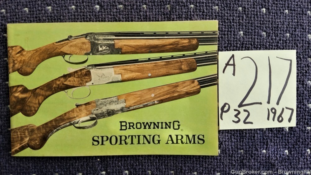 Orig Browning Sporting Arms Catalog 1967-img-0