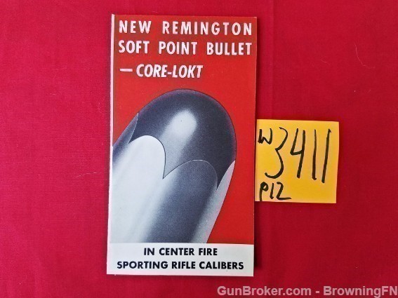 Orig Remington Soft Point Bullet Flyer-img-0