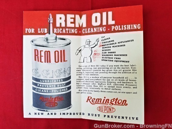Orig Remington DuPont Rem Oil Flyer-img-1