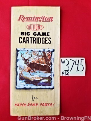 Orig Remington DuPont Big Game Cartridges Flyer-img-0