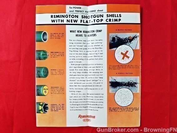 Orig Remington Shotgun Shells Shur Shot Flyer-img-1