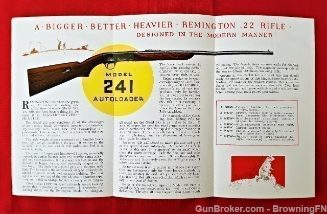 Orig Remington Model 241 Autoloader Flyer 1935-img-1