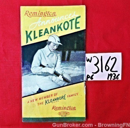 Orig Remington Kleankote Flyer 1936-img-0