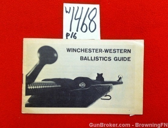 Orig Winchester Western Ballistics Guide-img-0