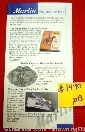 Original Marlin Collectors Accessories Flyer-img-0