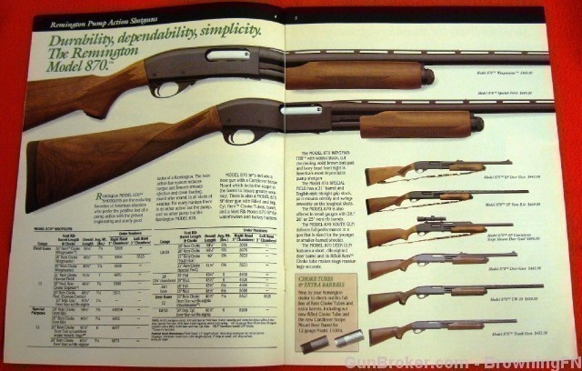 Orig Remington Catalog 1990 Model 11-87 SP-10 1100-img-2