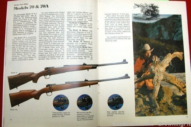 Original 1977 Winchester Catalog Model 52 70 37A-img-7