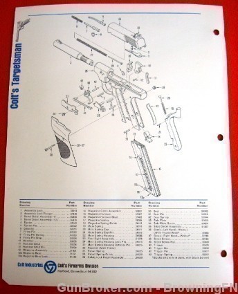 Orig Colt Flyer Schematics Model Targetsman-img-1