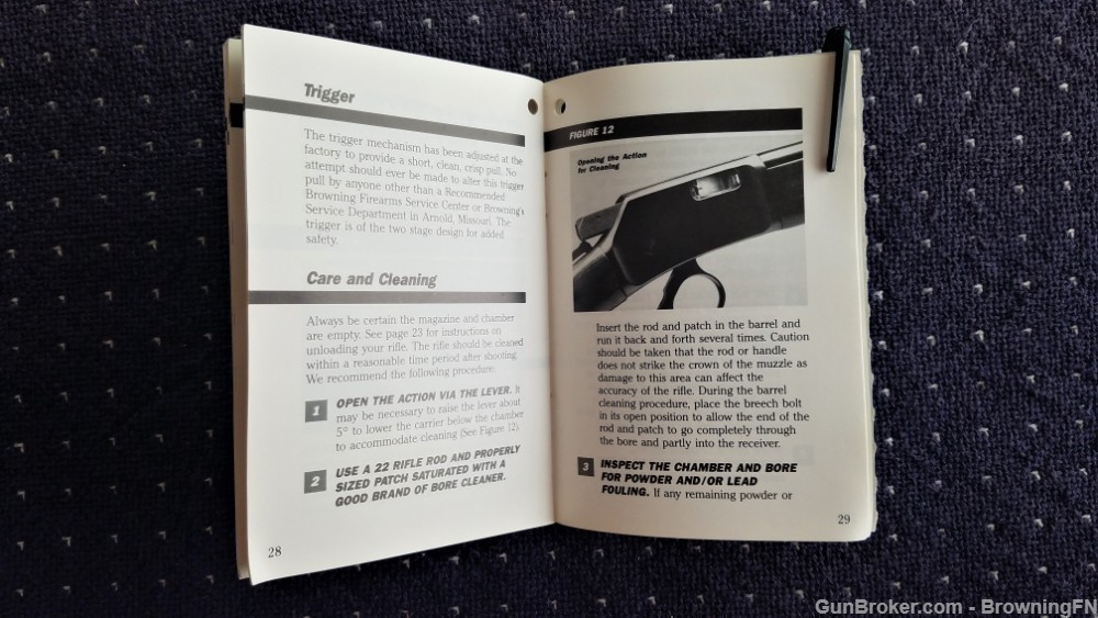 Orig Browning BL22 Level Action Owners Manual-img-2
