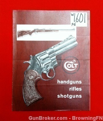 Orig Colt Handguns Rifles Shotguns Flyer-img-0