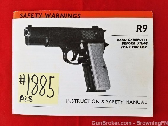 Orig Beretta R9 Owners Instruction Manual-img-0