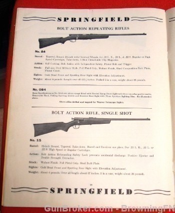 Orig Stevens Springfield 1942 Price List All Model-img-13