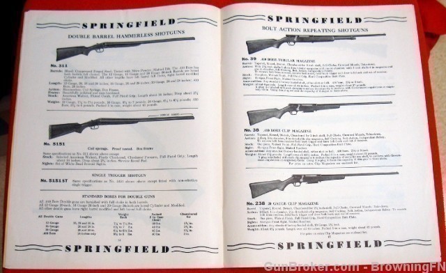 Orig Stevens Springfield 1942 Price List All Model-img-11