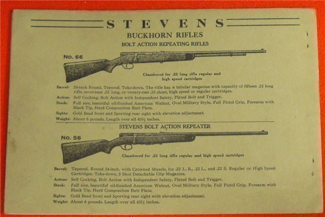 Orig Stevens and Springfield Parts Price List 1948-img-4