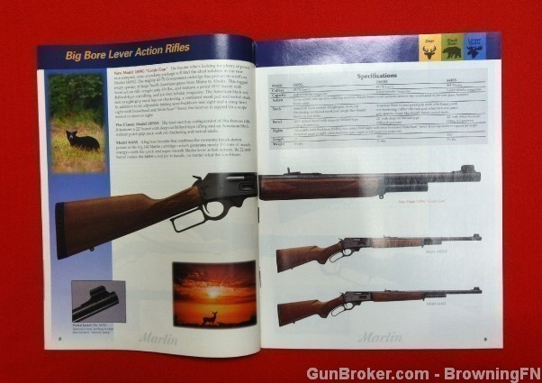 Orig Marlin Firearms ALL Models Catalog 1998-img-1