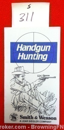 Orig S&W Handgun Hunting Handbook-img-0