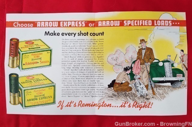 Orig Remington Aristocrats of the Field Flyer-img-2
