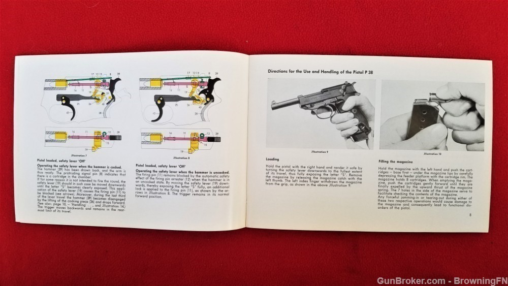 Original Walther Model P 38 Owners Instruction Manual-img-2
