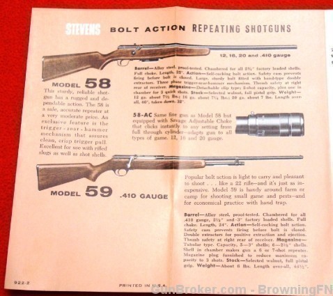 Orig Stevens & Savage Repeating Shotguns Flyer-img-3