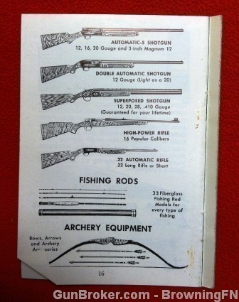 Orig Browning T-Bolt .22 Rifle Owners Manual 22-img-2