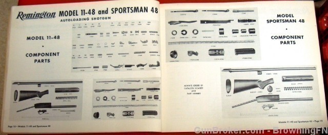 Orig Remington Parts Price List Catalog No 50 1950-img-2
