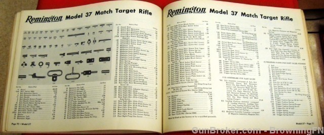 Orig Remington Parts Price List Catalog No 50 1950-img-13
