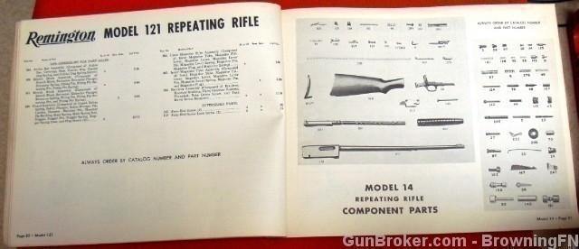 Orig Remington Parts Price List Catalog No 50 1950-img-4