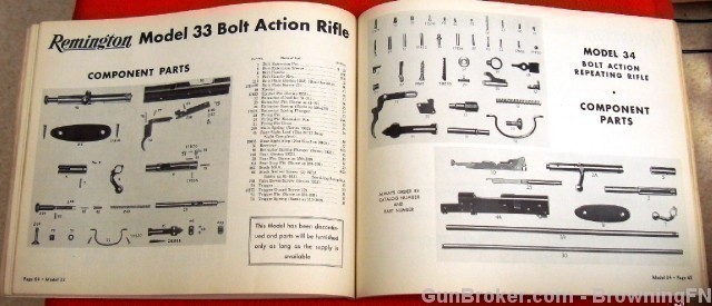 Orig Remington Parts Price List Catalog No 50 1950-img-11