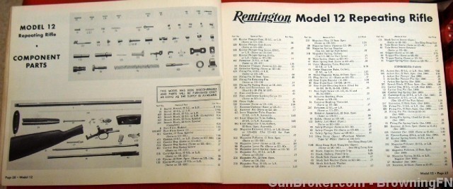 Orig Remington Parts Price List Catalog No 50 1950-img-3