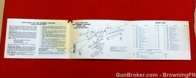 Orig Marlin Model 1895 Owners Instruction Manual-img-1