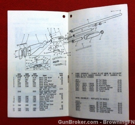 Orig Mossberg Model 500 Owners Instruction Manual-img-1