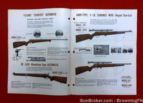 Orig Mossberg Rifles Shotguns Sights Catalog 1956-img-1