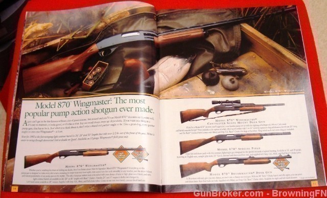 Orig Mint  Remington 1992 Catalog Model 1100 870-img-4