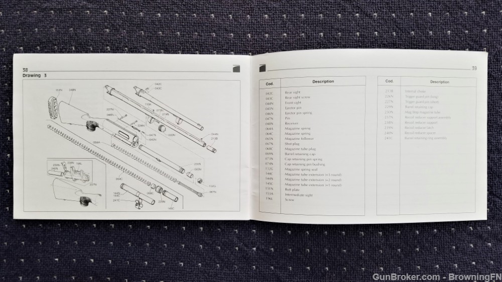Orig Benelli Nova Owners Instruction Manual 2000-img-1